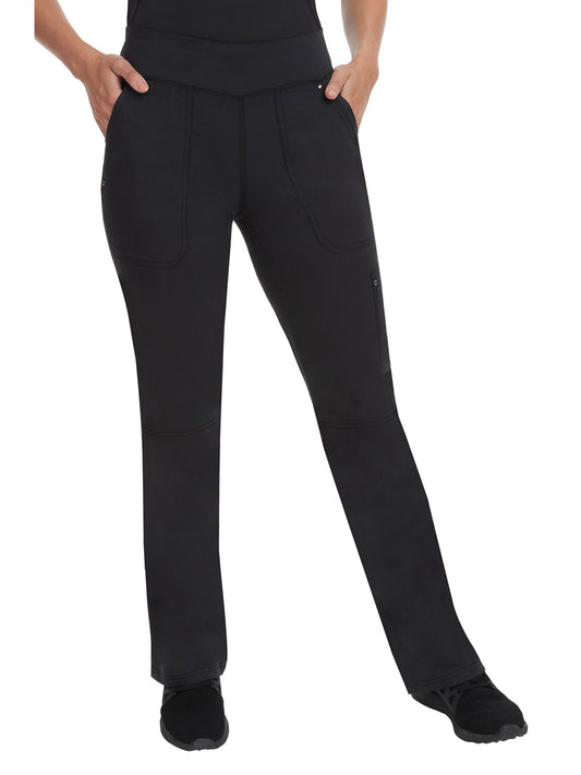 Women's Yoga Waistband Pant - 9133 - Black