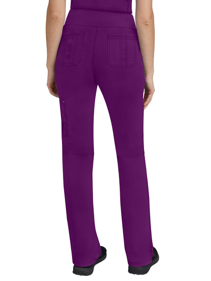 Women's Yoga Waistband Pant - 9133 - Eggplant