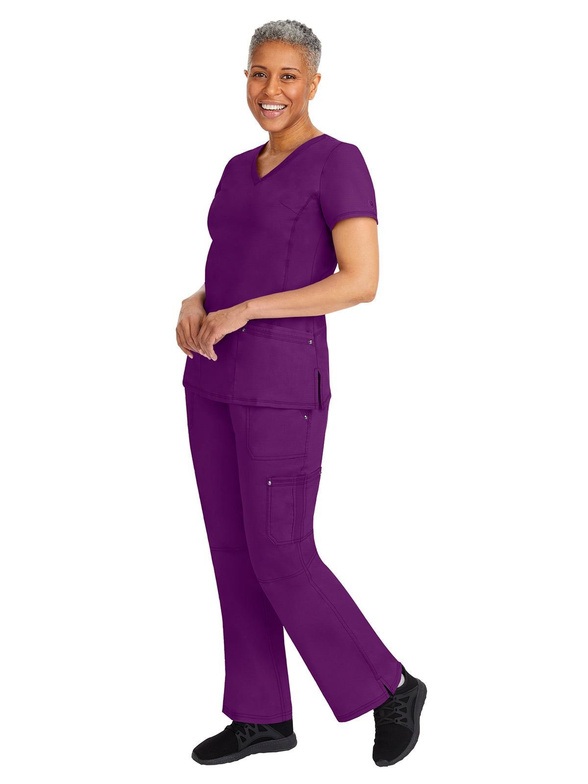 Women's Yoga Waistband Pant - 9133 - Eggplant