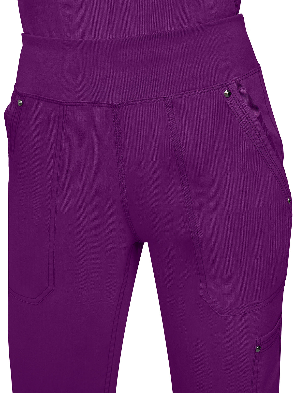 Women's Yoga Waistband Pant - 9133 - Eggplant