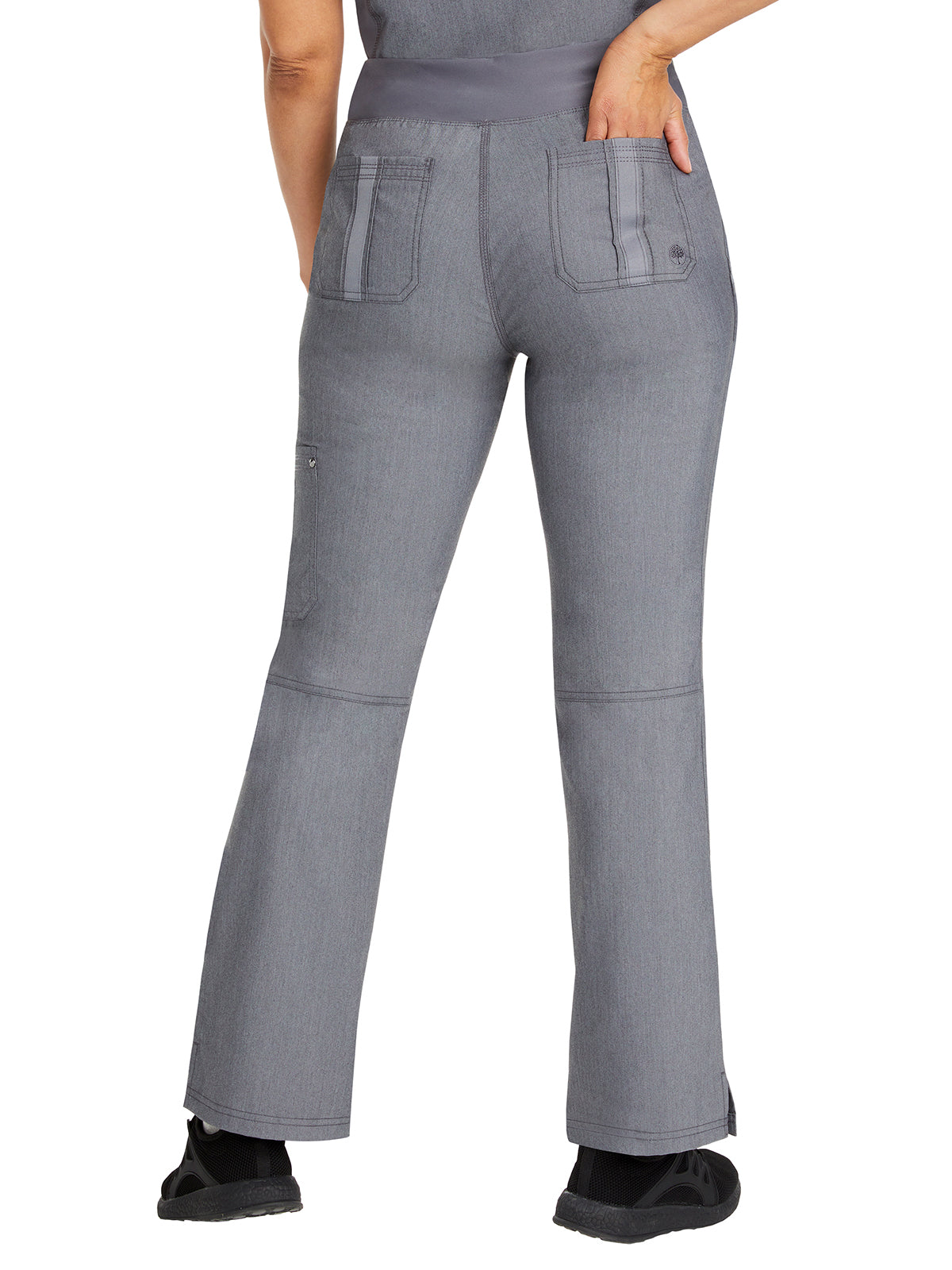 Women's Yoga Waistband Pant - 9133 - Heather Grey