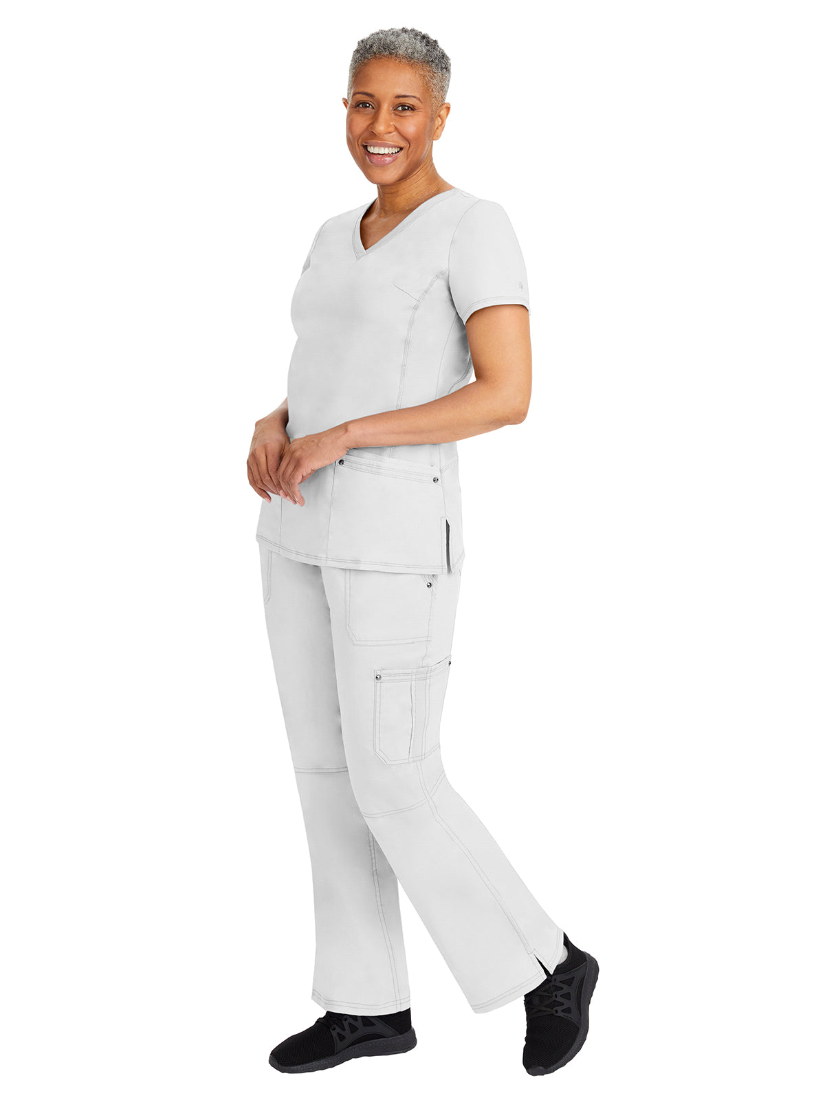 Women's Yoga Waistband Pant - 9133 - White