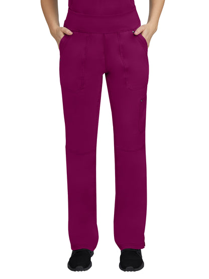 Women's Yoga Waistband Pant - 9133 - Wine