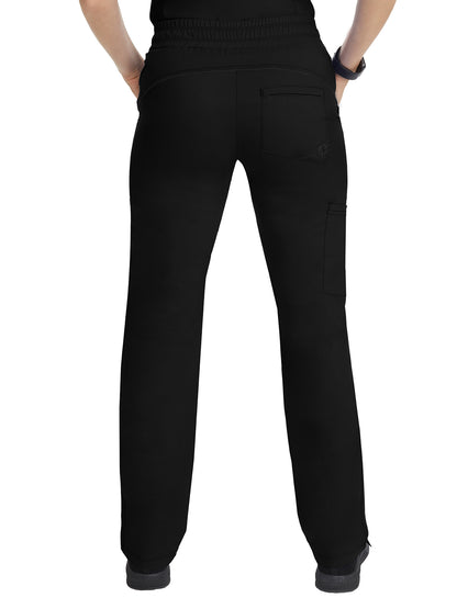 Women's Elastic Waistband Pant - 9139 - Black