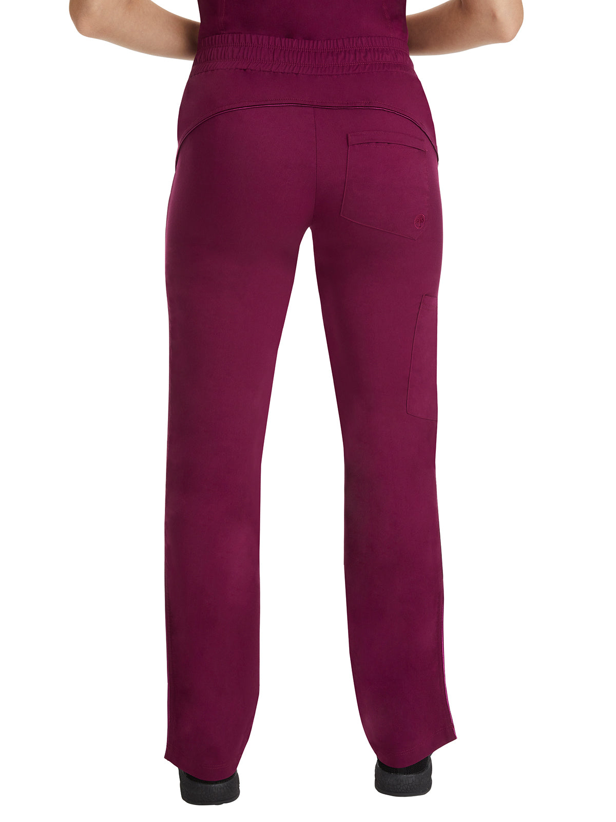 Women's Elastic Waistband Pant - 9139 - Wine