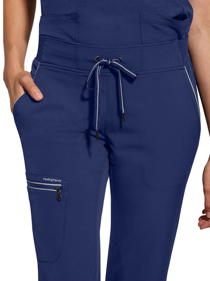 Women's Four-Way Stretch Fabric Pant - 9152 - Navy