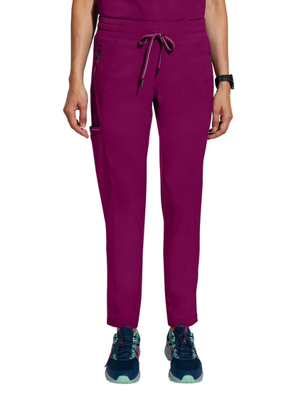 Women's Four-Way Stretch Fabric Pant - 9157 - Wine