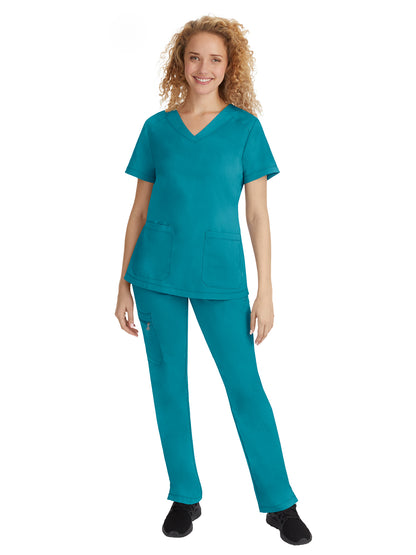 Women's Modern Fit Pant - 9181 - Teal