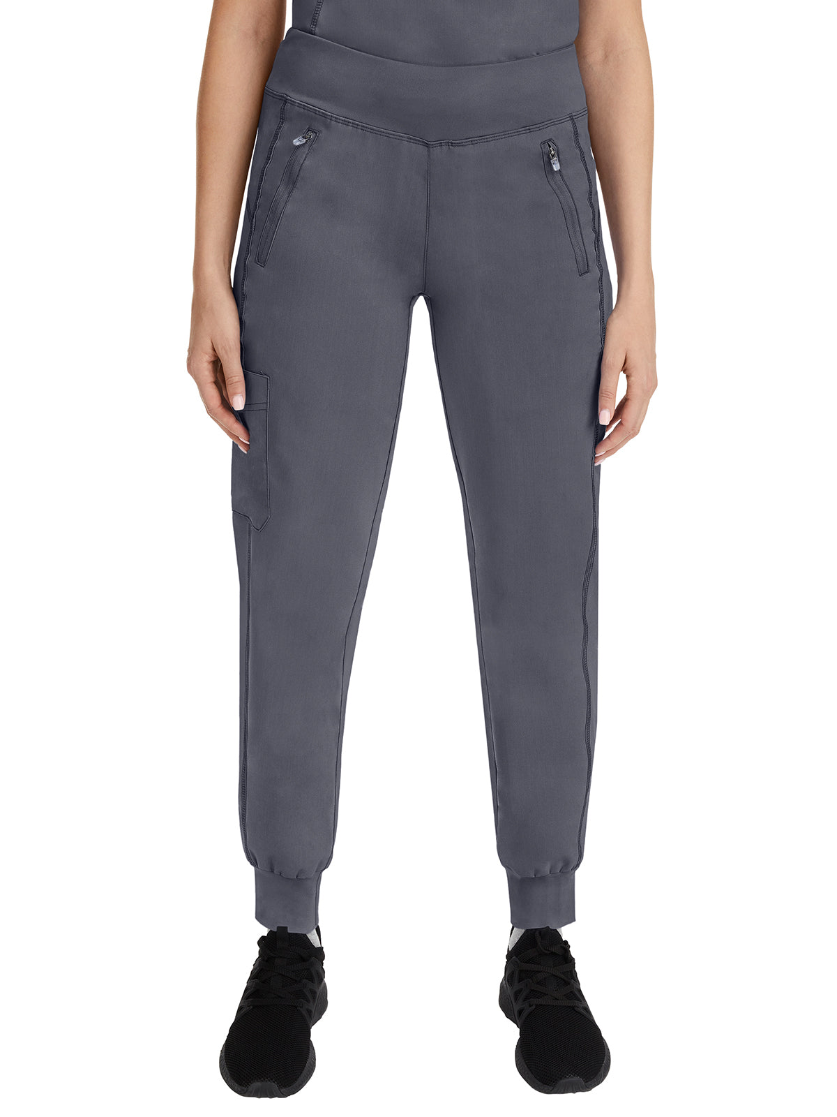 Women's Yoga Waistband Pant - 9233 - Pewter