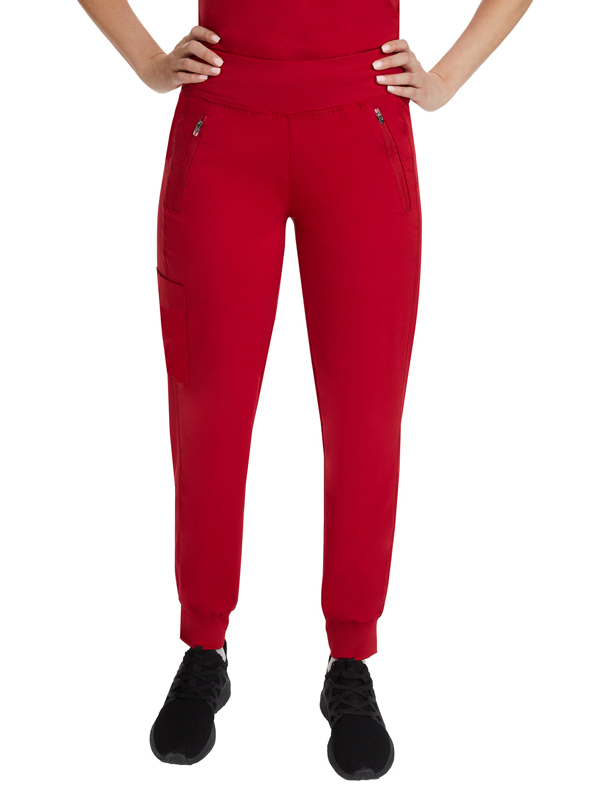 Women's Yoga Waistband Pant - 9233 - Red