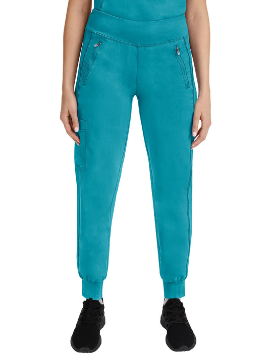 Women's Yoga Waistband Pant - 9233 - Teal