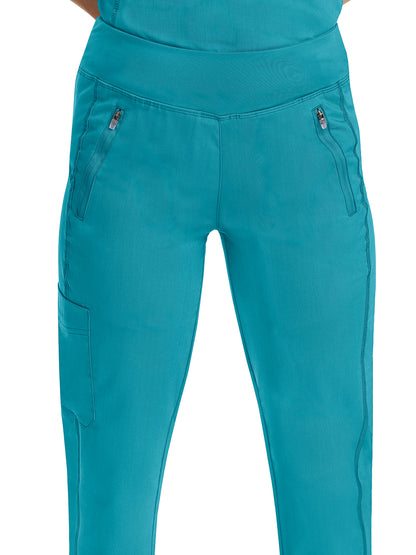 Women's Yoga Waistband Pant - 9233 - Teal