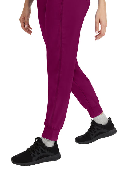 Women's Yoga Waistband Pant - 9233 - Wine