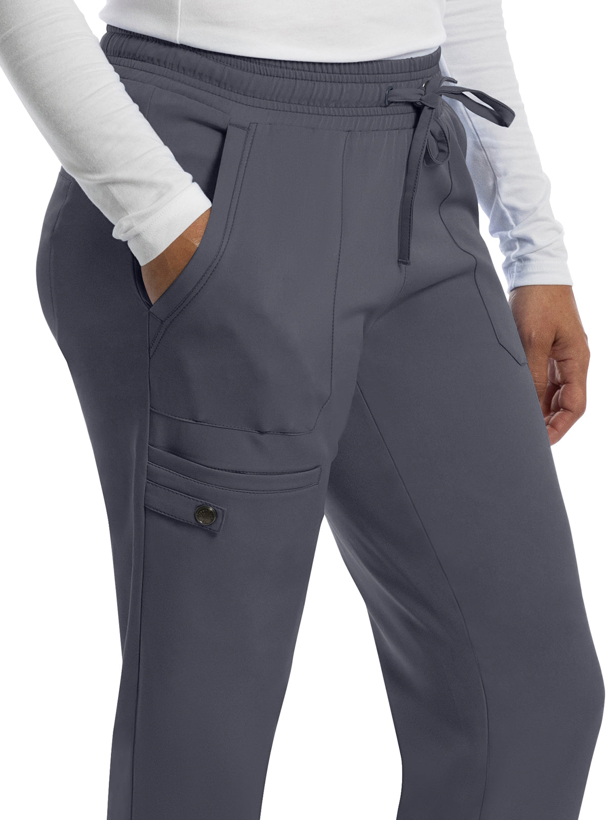 Women's Four-Way Stretch Fabric Pant - 9575 - Pewter