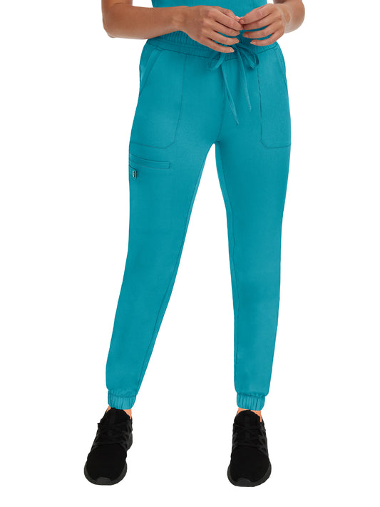 Women's Four-Way Stretch Fabric Pant - 9575 - Teal