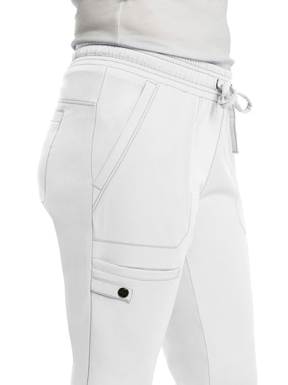 Women's Four-Way Stretch Fabric Pant - 9575 - White