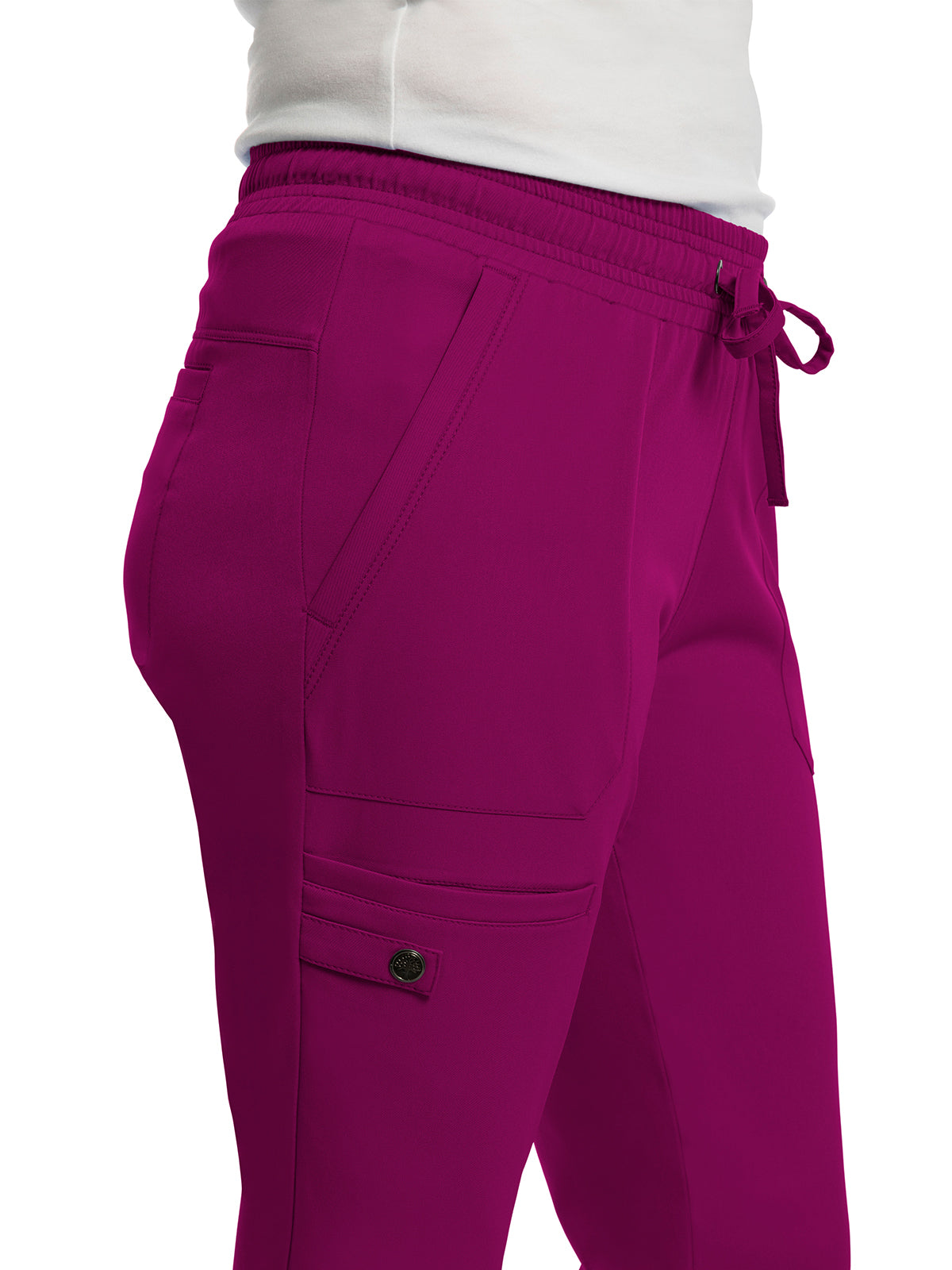 Women's Four-Way Stretch Fabric Pant - 9575 - Wine