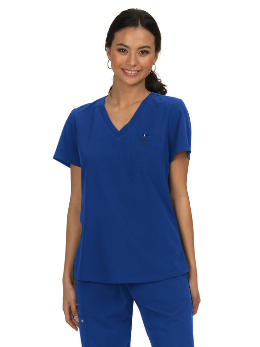 Women's 1-Pocket Tuck-In Ready to Work Scrub Top - 1010 - Galaxy