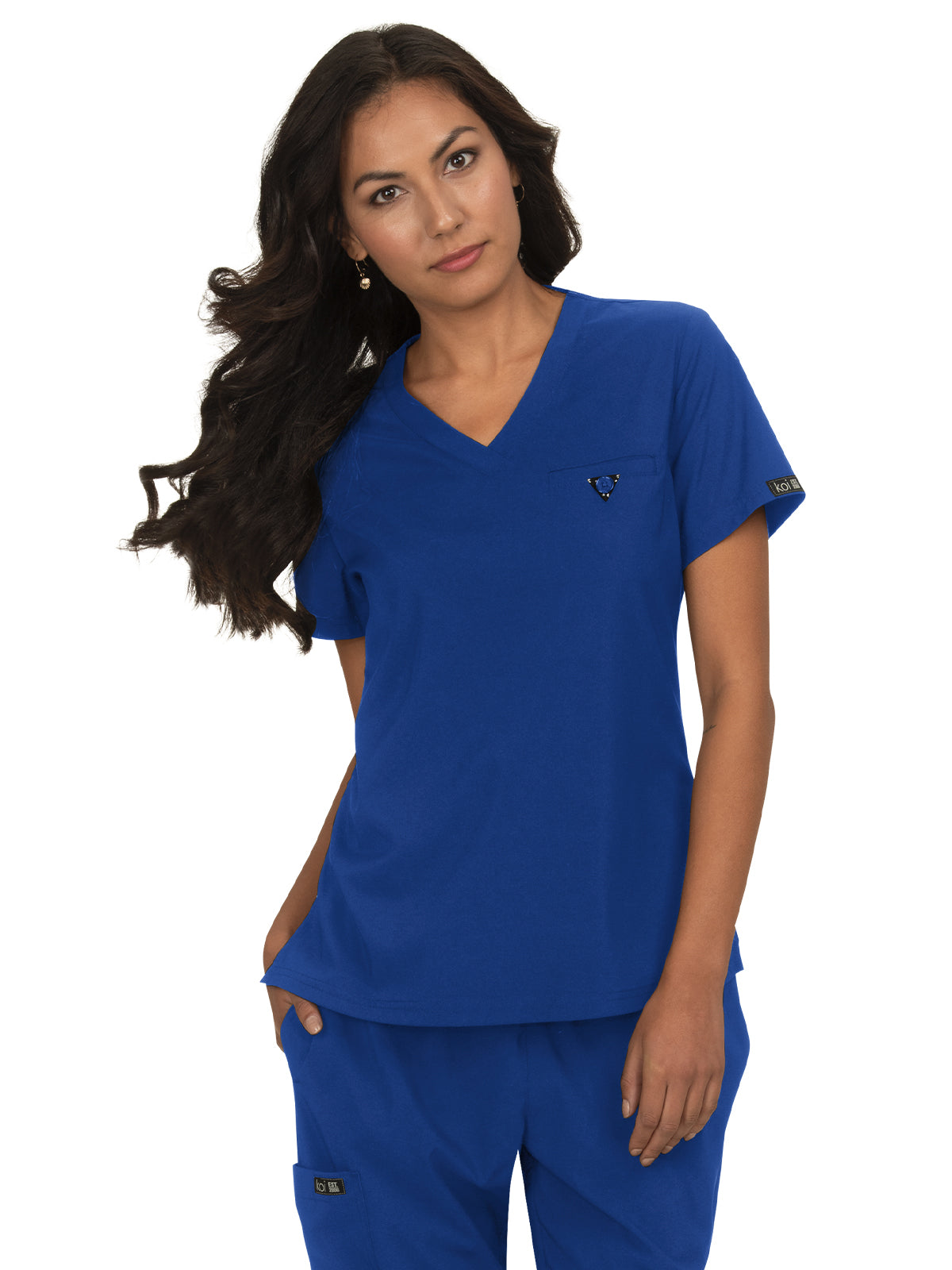 Women's 1-Pocket Tuck-In Kade Scrub Top - 1011 - Galaxy