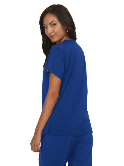 Women's 1-Pocket Tuck-In Kade Scrub Top - 1011 - Galaxy