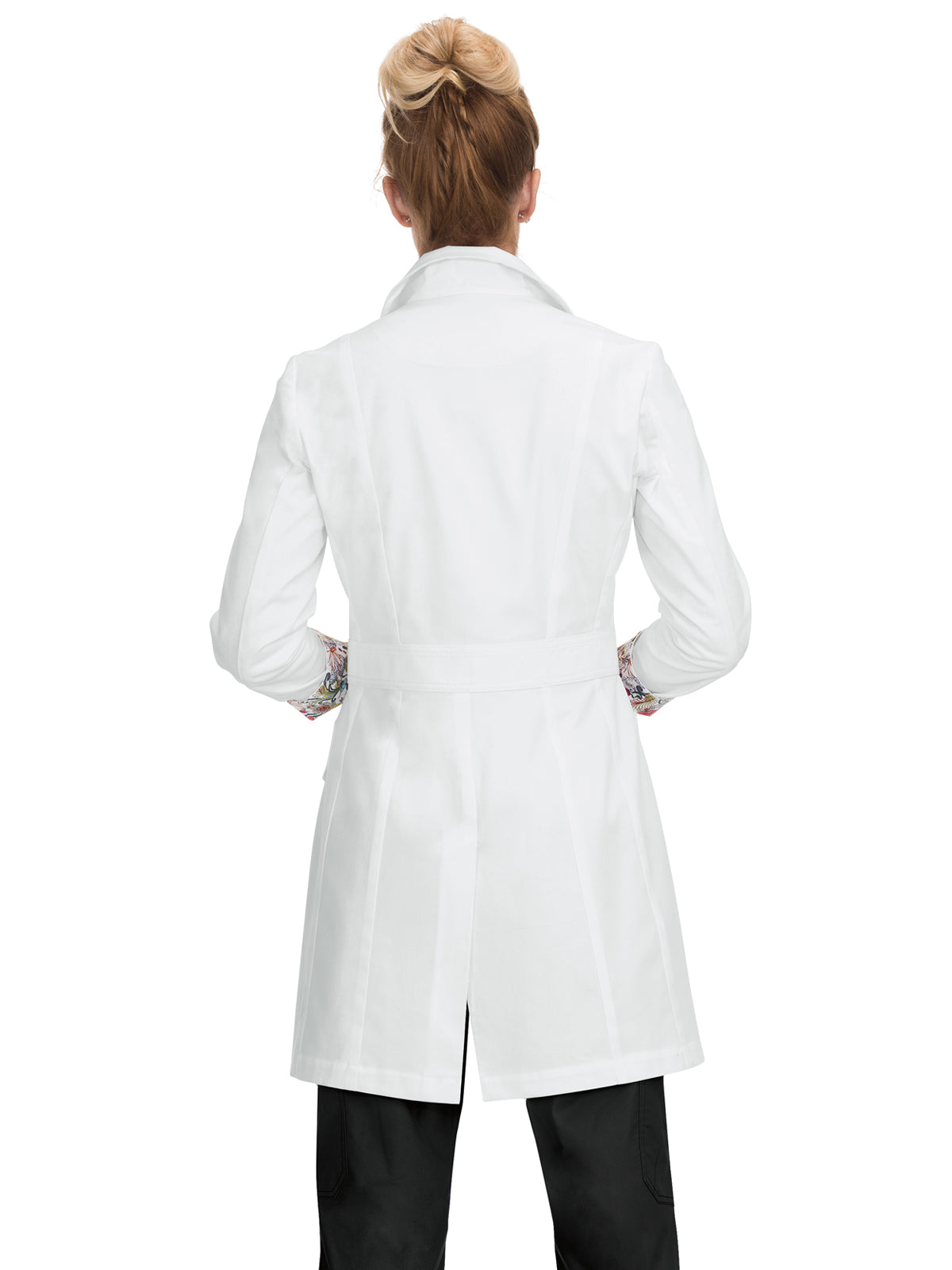 Women's Four-Pocket Geneva Lab Coat - 408 - White