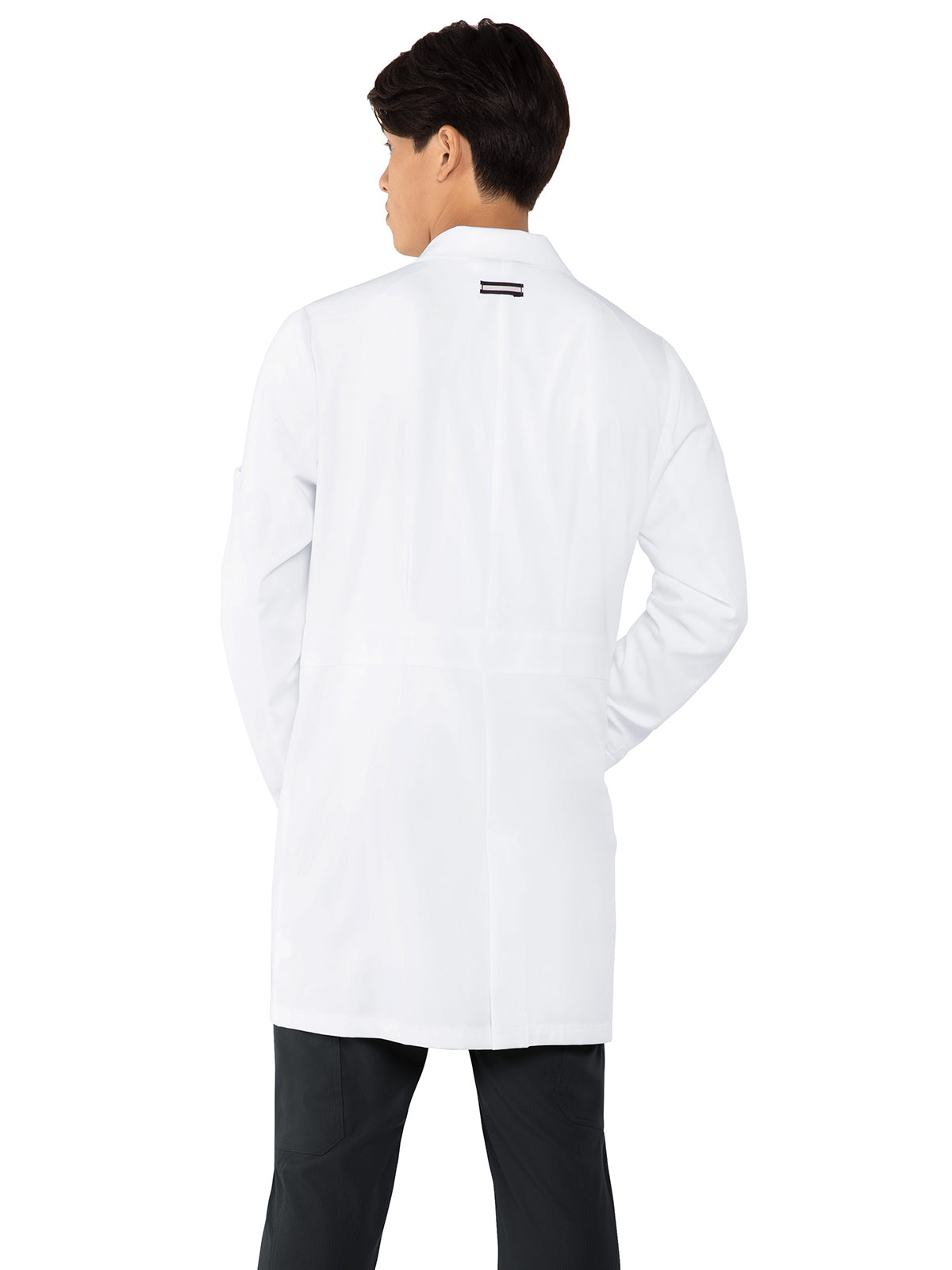 Men's 5-Pocket 38" Stretch His Everyday Lab Coat - 456 - White (001)