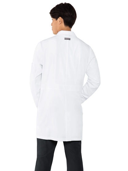 Men's 5-Pocket 38" Stretch His Everyday Lab Coat - 456 - White (001)