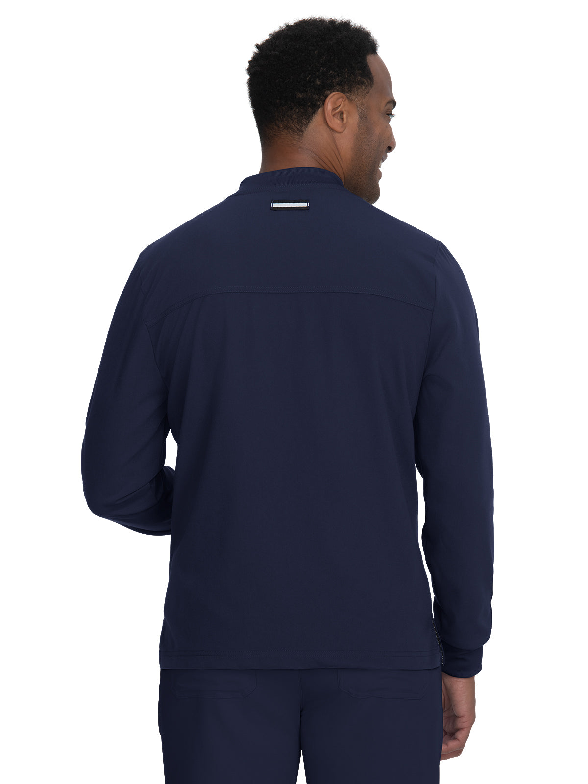 Men's 5-Pocket Zipper Front Ready Set Go Scrub Jacket - 460 - Navy