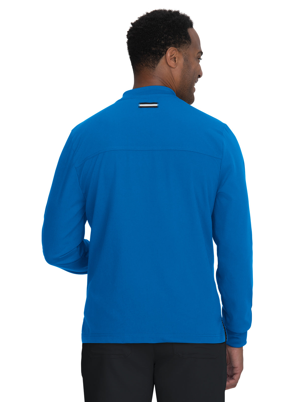 Men's 5-Pocket Zipper Front Ready Set Go Scrub Jacket - 460 - Royal Blue