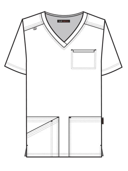 Men's V-Neck Top - 665 - Caribbean