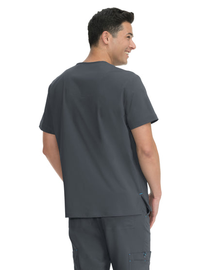 Men's 1-Pocket Tuck-In Bryan Scrub Top - 668 - Charcoal