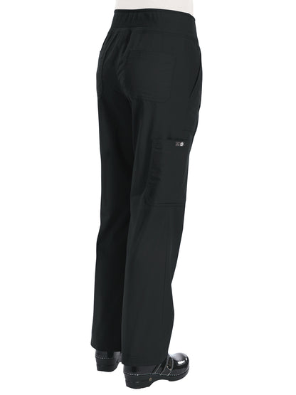 Women's 5-Pocket Yoga-Style Morgan Scrub Pant - 713 - Black