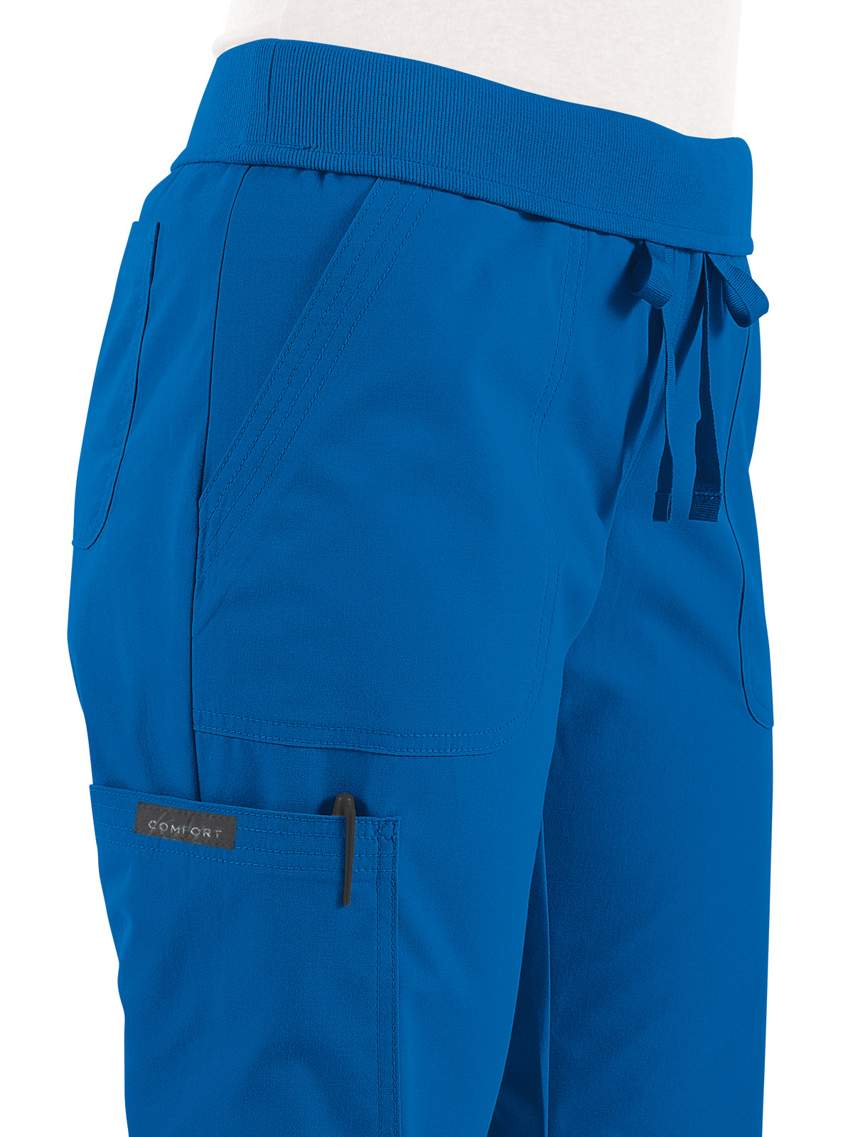 Women's 5-Pocket Yoga-Style Morgan Scrub Pant - 713 - Royal Blue