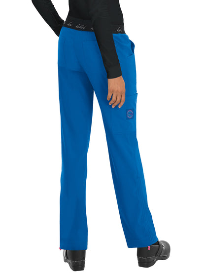 Women's 5-Pocket Stretch Yoga-Style Spirit Scrub Pant - 720 - Royal Blue