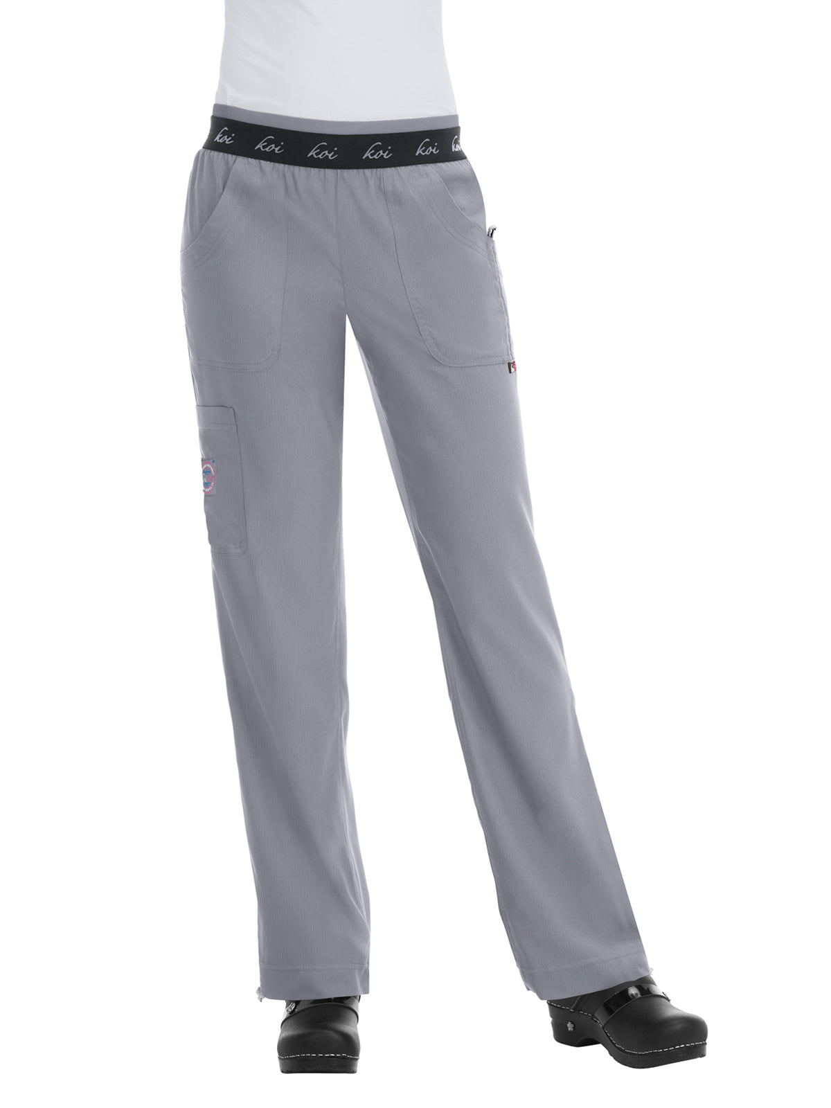 Women's 5-Pocket Stretch Yoga-Style Spirit Scrub Pant - 720 - Platinum Grey