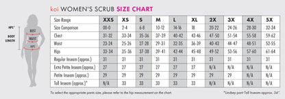Women's Lightweight Extra Petite Scrub Pant - 721XP - Charcoal