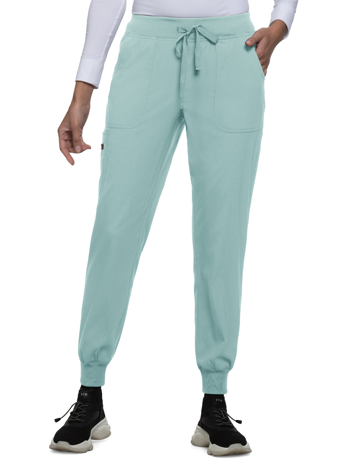 Women's 6-Pocket Stretch Jogger Fierce Scrub Pant - 750 - Sage