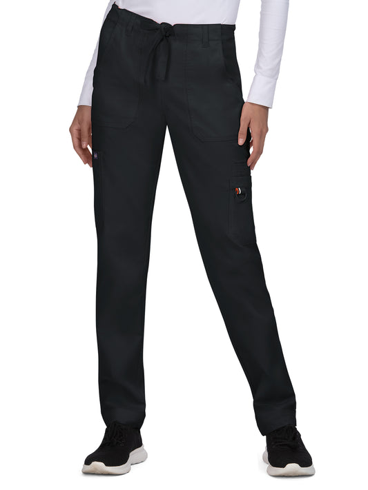 Women's 8-Pocket Cargo Sydney Scrub Pant - 753 - Black