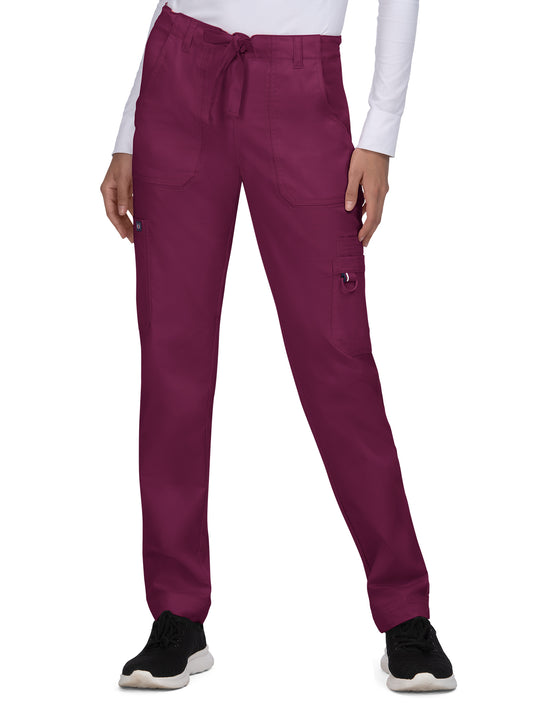 Women's 8-Pocket Cargo Sydney Scrub Pant - 753 - Wine