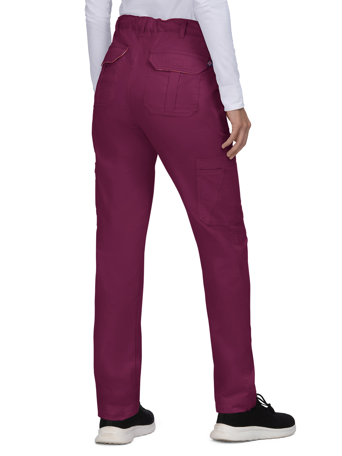 Women's 8-Pocket Cargo Sydney Scrub Pant - 753 - Wine