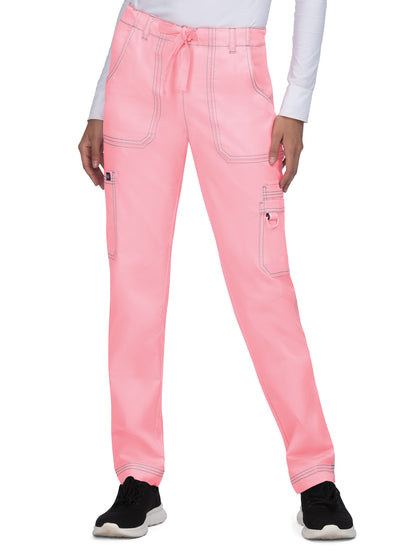 Women's 8-Pocket Cargo Sydney Scrub Pant - 753 - Sweet Pink