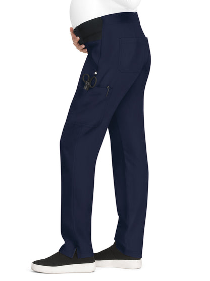 Women's 8-Pocket Maternity On the Move Scrub Pant - 755 - Navy