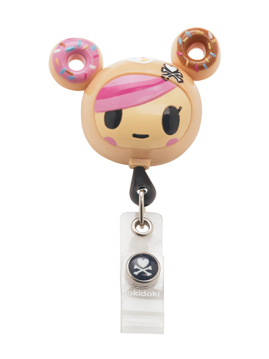 Retractable Cord with Snap Holder Badge Reel - A100 - Tokidoki Donutella