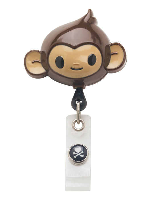 Retractable Cord with Snap Holder Badge Reel - A100 - Tokidoki Monkey