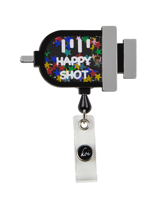 Shaker-Style ID Badge Reel - A156 - Happy Shot