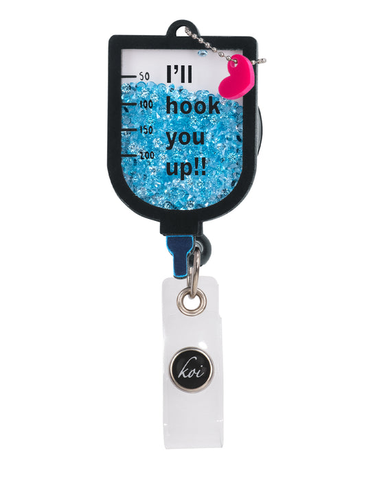 Shaker-Style ID Badge Reel - A156 - IV Bag