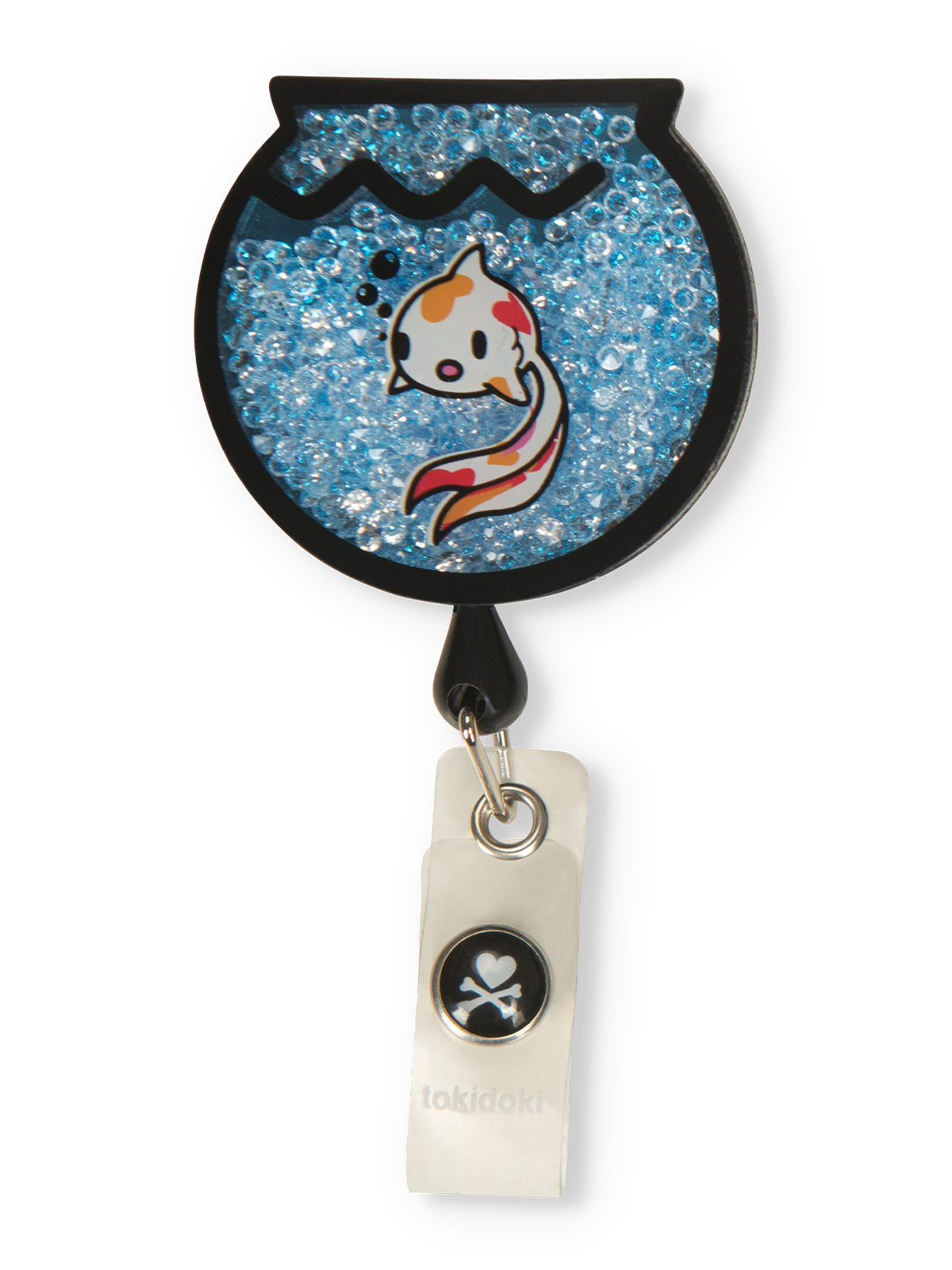 Shaker-Style ID Badge Reel - A157 - tokidoki koi Fish