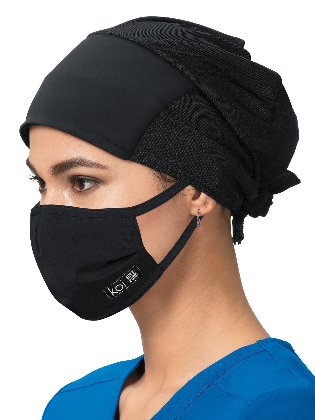 Replaceable PM2.5 Activated Filter Fashion Face Mask - A159 - Black