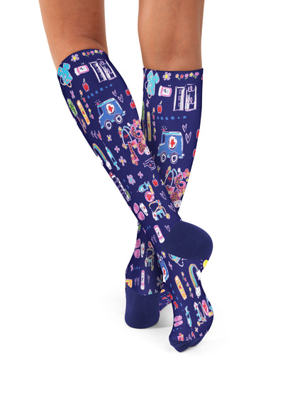 Antimicrobial Compression Socks, 1 Pair - A169 - City on Call