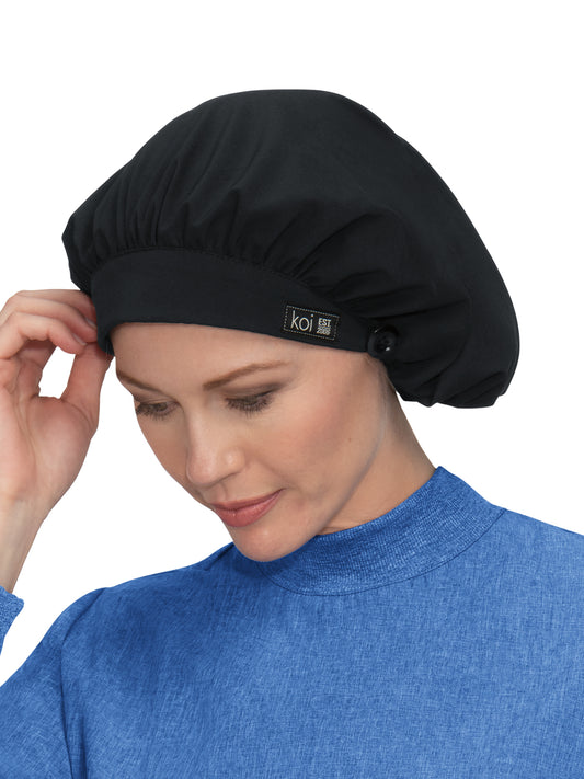 Bouffant Scrub Cap - A174 - Black
